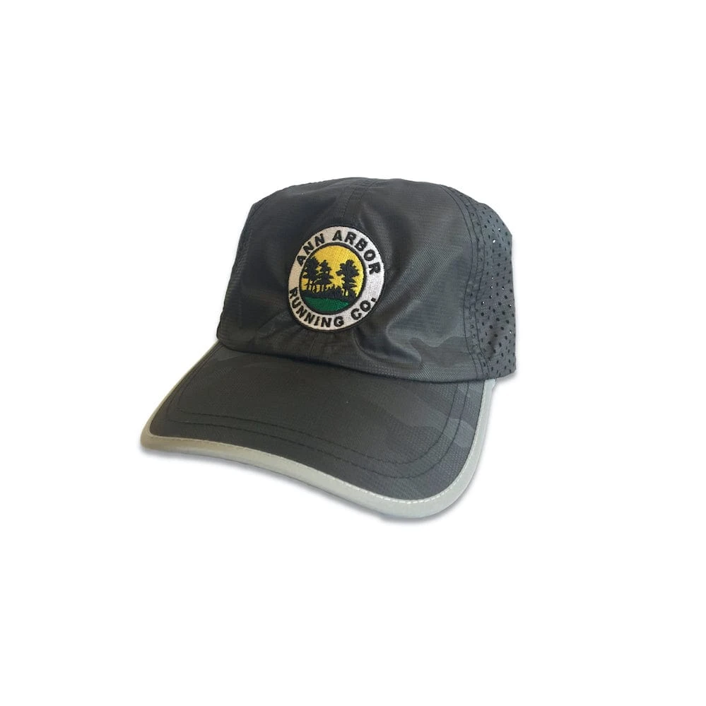 AARC Black Camo Logo Cap AARC Black Camo Logo Cap -Ann Arbor Running Company AARC Black Camo Logo Cap AARCOTTOBC