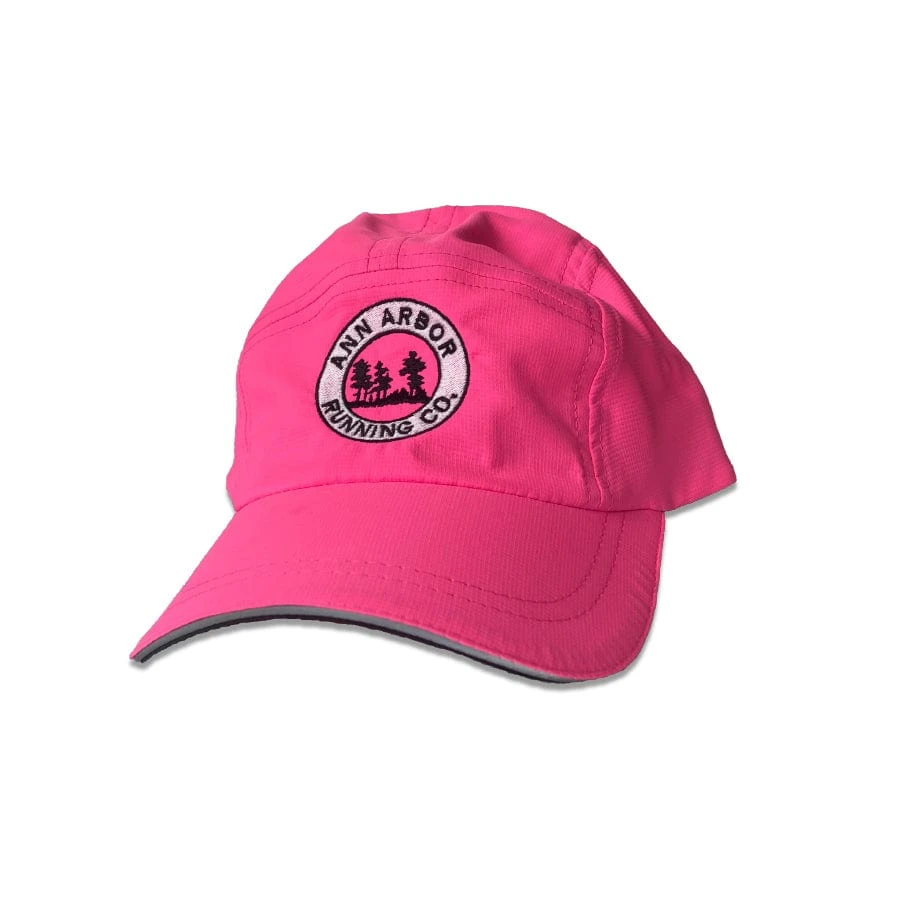 AARC Neon Pink Logo Cap AARC Neon Pink Logo Cap -Ann Arbor Running Company AARC Neon Pink Logo Cap AARCOTTONP
