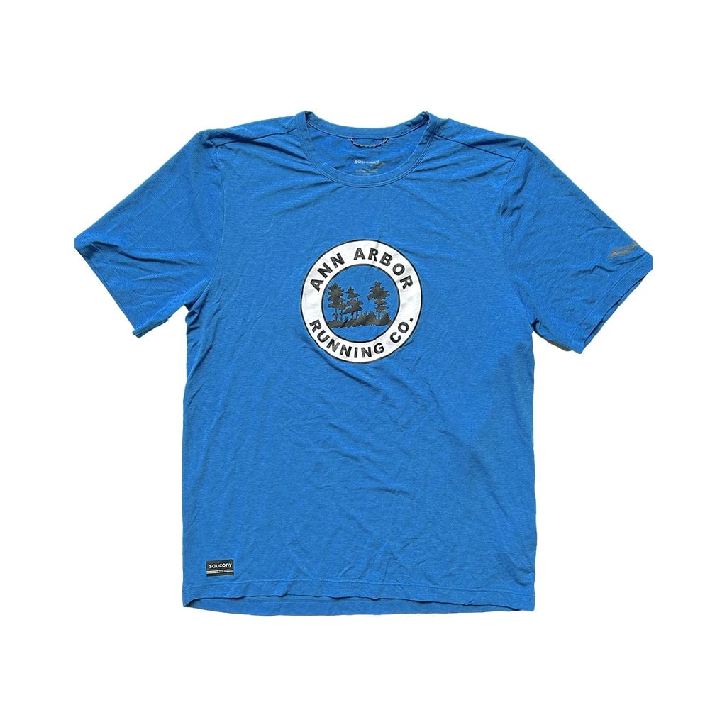 Saucony Men's Stopwatch Short Sleeve Saucony Men's Stopwatch Short Sleeve -Ann Arbor Running Company Saucony Mens Stopwatch Short Sleeve SAM800377 CBH 55a3a72a 68c6 437d 8f47 f651869b6a4c