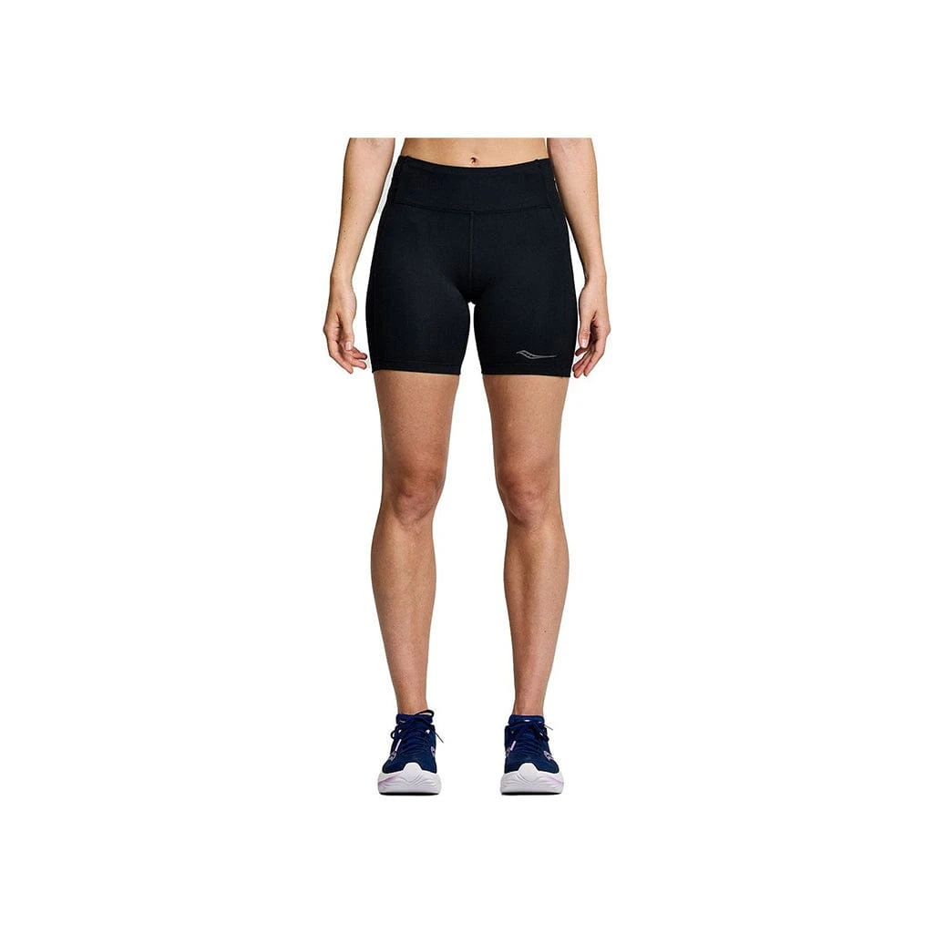 Saucony Women's Fortify 6" Short Saucony Women's Fortify 6" Short -Ann Arbor Running Company Saucony Womens Fortify 6 Short SAW800451 BK